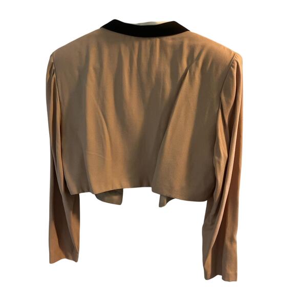 John Roberts Vintage Cropped Jacket Woman Size 14 90's Y2K Office Professional - Picture 3 of 5